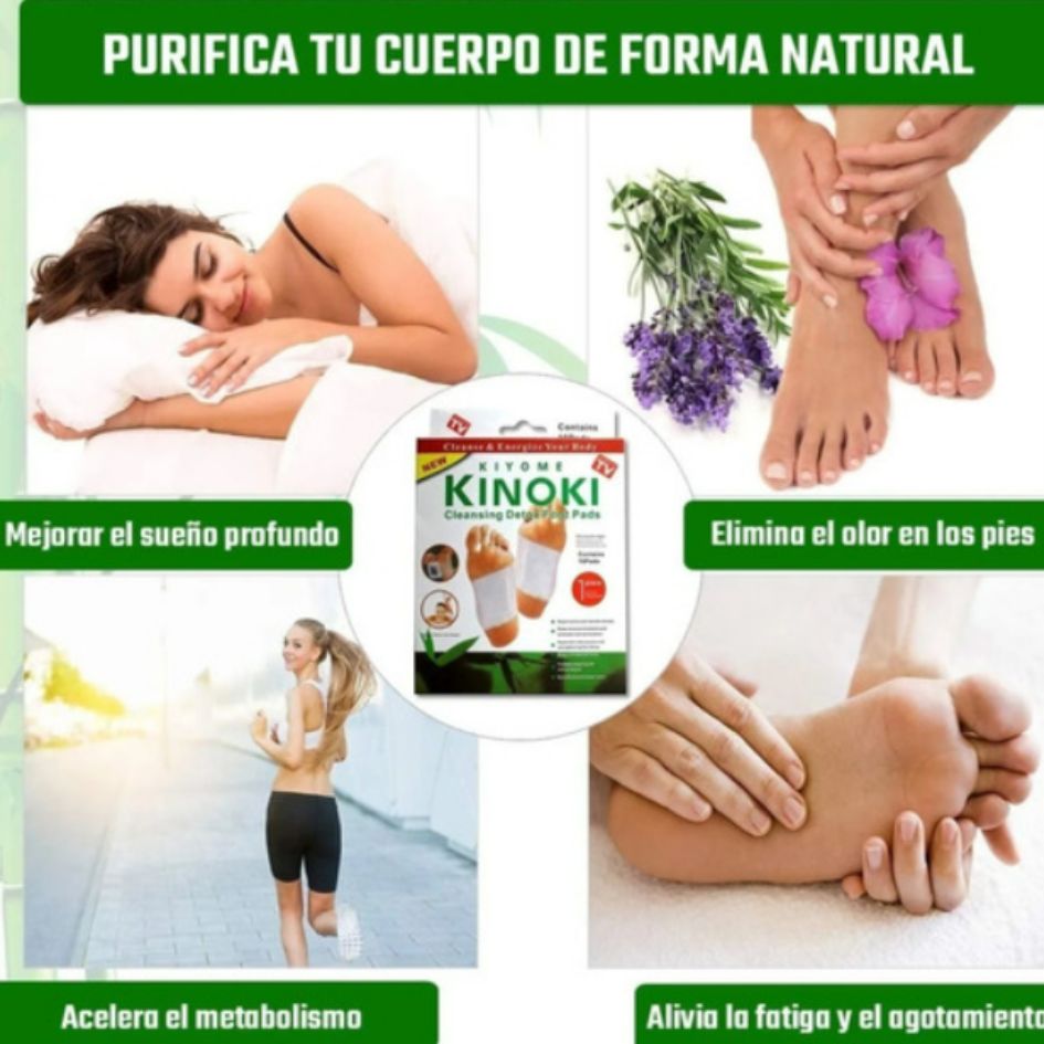 Parches Kinoki Desintoxicantes