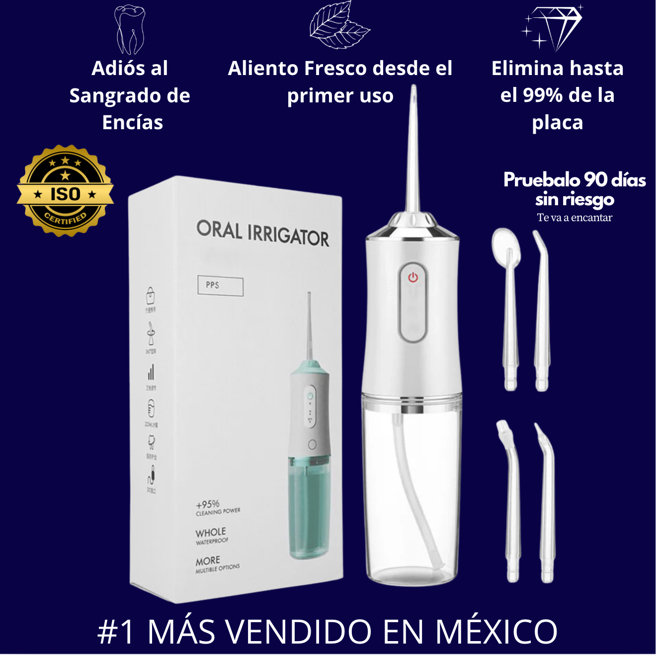 AquaDent Pro | Irrigador Bucal: Mejora tu salud dental
