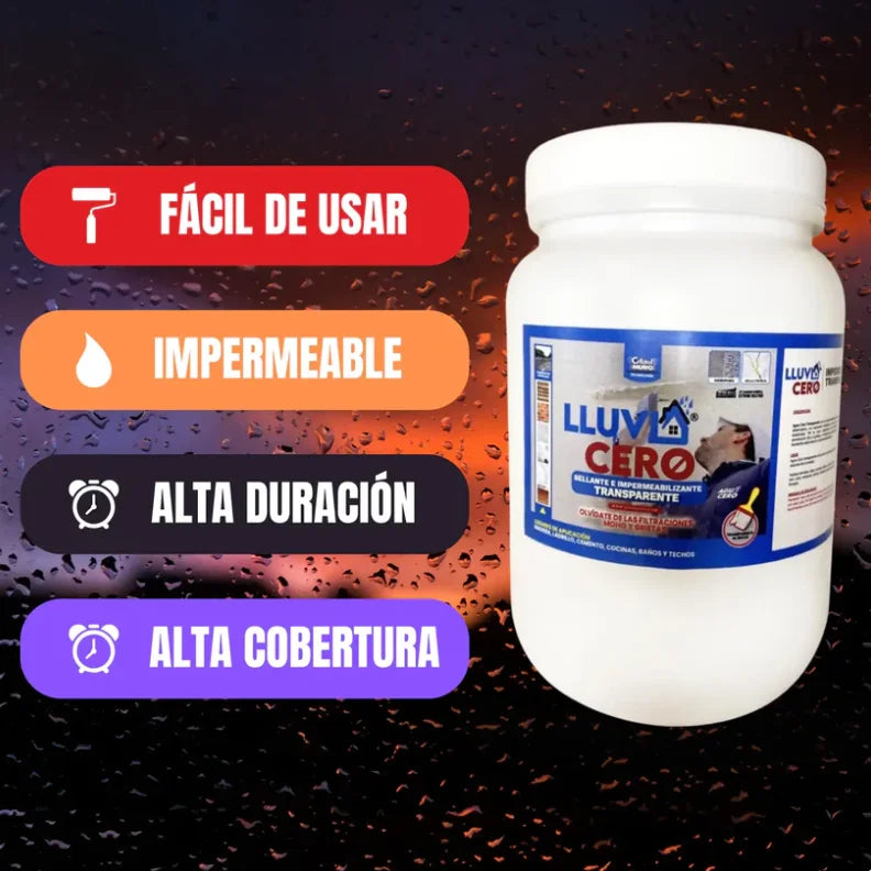 LLUVIA CERO | Impermeabilizante Transparente